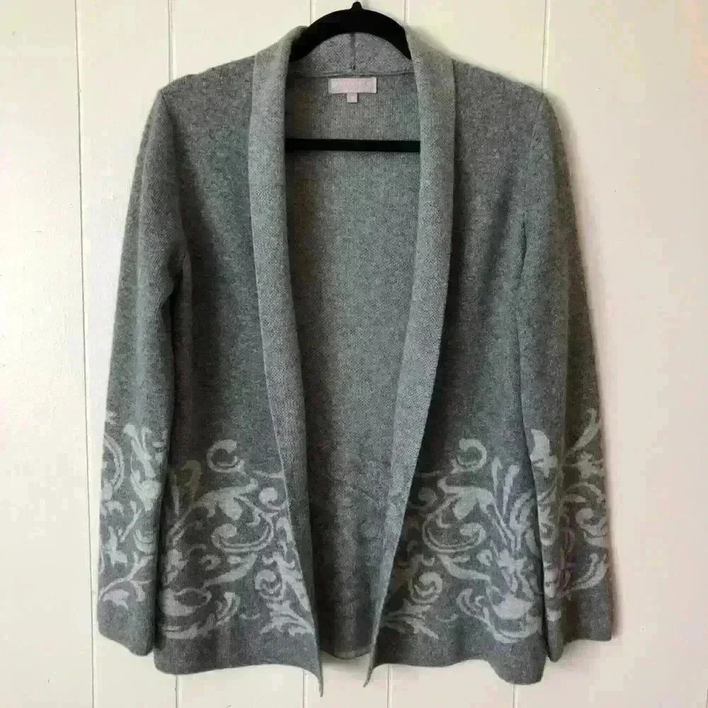 Benedetta B. Women’s Open Front Merino Wool Blend Cardigan Size S